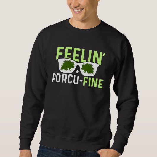 Feelin Porcu Fine Porcupine スウェットシャツ (正面)
