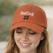 Feeling (22)personalized Embroidered Baseball Cap 刺繍入りキャップ