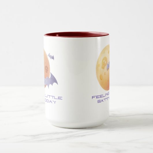 Feeling a little batty? Espresso yourself! マグカップ (中央)