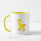 Feeling a little Quackers Duck Humor マグカップ (左)