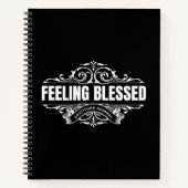 Feeling Blessed Gratitude Journal ノートブック (正面)