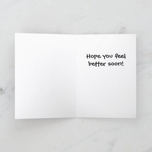 Feeling Crappy Get Well Card  POB-1 カード (内部)