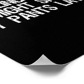 Feeling Cute Might My Pants Later Funny Saying Quo ポスター (角)