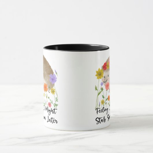 Feeling Cute Might Stab Someone Later マグカップ (中央)