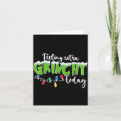 Feeling Extra Today Funny Christmas 2025  カード (正面)