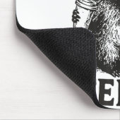 Feeling Feral Raccoon Drink Coffee Funny Trash Pan マウスパッド (コーナー)