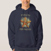 Feeling Fin-Tastic! - Retro Starfish Hoodie パーカ (正面)