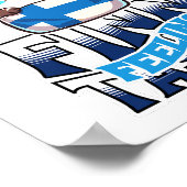 Feeling Finn-Tastic Cute Reindeer Lapland  ポスター (角)