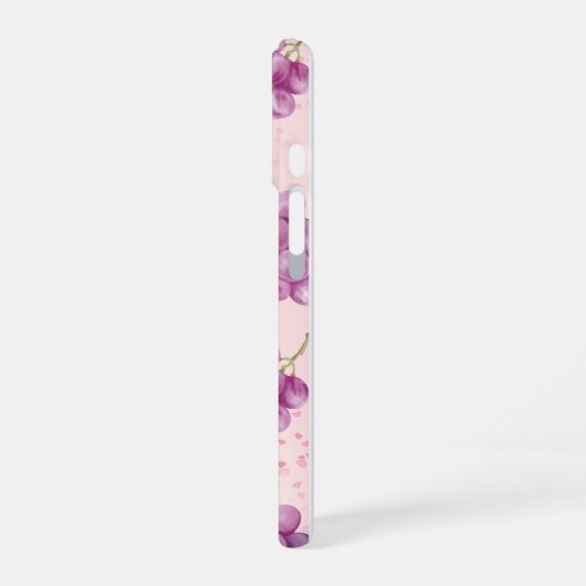 Feeling Grapeful iPhone 16ケース (左側面)