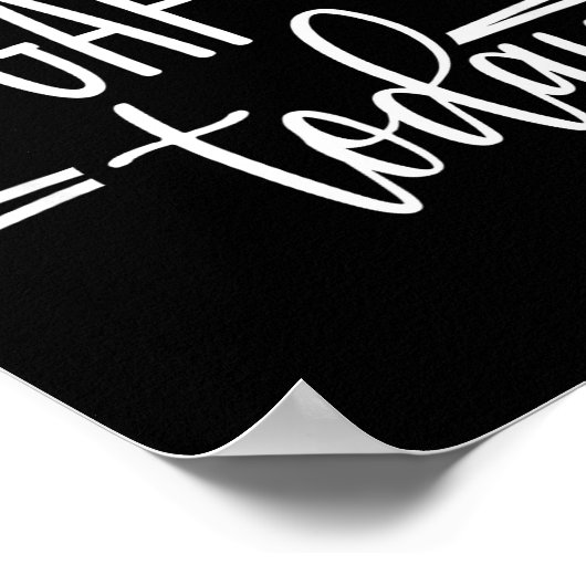 Feeling Kina Idgaf-ioday, Funny Sarcastic Quotes  ポスター (角)