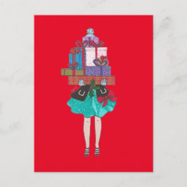 Feeling like Santa Claus ポストカード