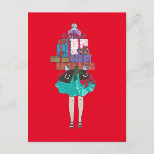 Feeling like Santa Claus ポストカード (正面)