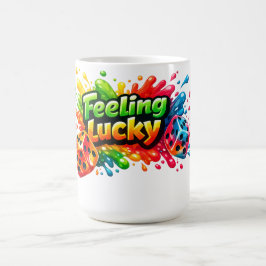 Feeling Lucky Dice Mug コーヒーマグカップ