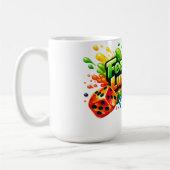 Feeling Lucky Dice Mug コーヒーマグカップ (左)