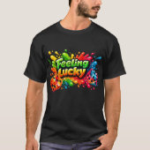 Feeling Lucky Dice Splash Tee Tシャツ (正面)