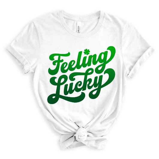 Feeling Lucky | Green Ombre St. Patrick’s Day  トライブレンドＴシャツ