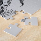 Feeling Magical Witches Spell Book and Skull ジグソーパズル (側面)