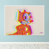 Feeling Phelix キャンバスプリント (インサイチュ (ウッドフロア))