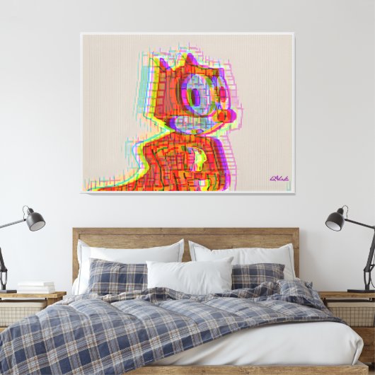 Feeling Phelix キャンバスプリント (インサイチュ (寝室))