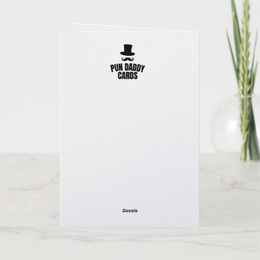 Feeling ptero-ble funny punny get well card カード (裏面)