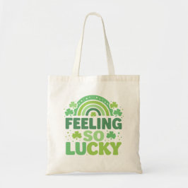 Feeling So Lucky Green Rainbow St. Patrick’s Day トートバッグ