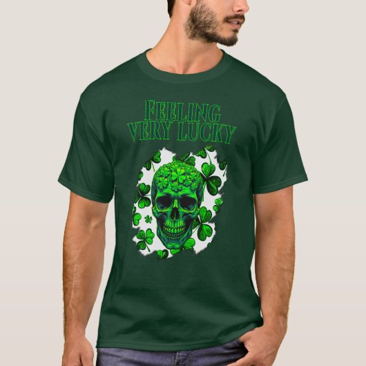 Feeling Very Lucky St Patrick’s Day - camiseta Tシャツ (正面)