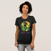 Feeling Witchy Halloween Witch Full Moon Bat Spook Tシャツ (正面フル)