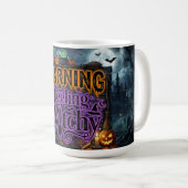 Feeling Witchy Mug – Spooky Coffee Cup コーヒーマグカップ (正面右)