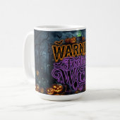 Feeling Witchy Mug – Spooky Coffee Cup コーヒーマグカップ (正面左)