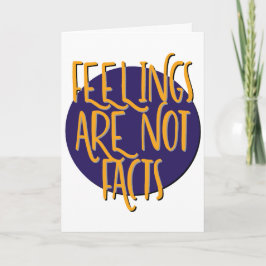 Feelings Are Not Facts | 12 Step Recovery Slogan カード
