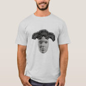 Feelings – Dark Aesthetic Mask & Texture Abstract Tシャツ (正面)