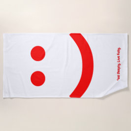 feelings is ビーチタオル