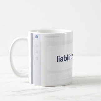 Feelings Liability Dashboard Funny AI Tech Mug コーヒーマグカップ