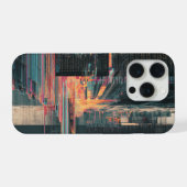 Feelings Liability Phone Case AI Glitch Financial  iPhoneケース (裏面横)