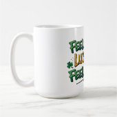 Feelin'Lucky Feelin'Good St. Patrick's Day コーヒーマグカップ (左)