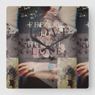 FeelIt スクエア壁時計