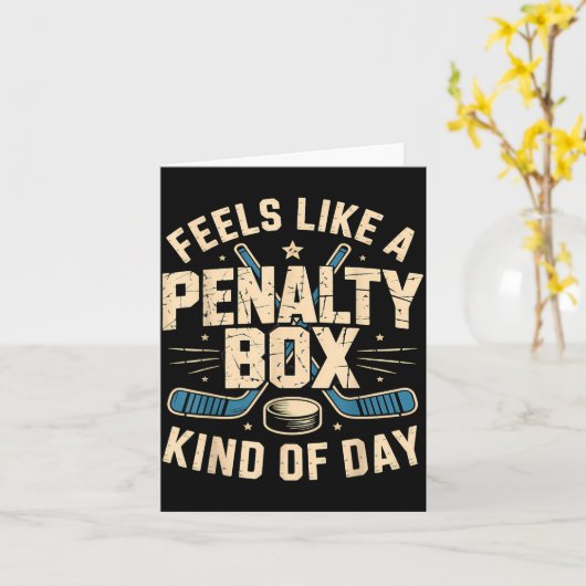 Feels Like A Penalty Box Kind Of Day  カード (黄色い花)