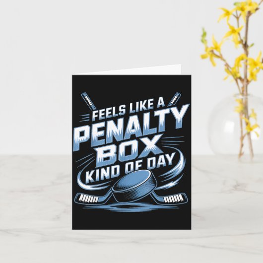 Feels Like A Penalty Box Kind Of Day カード (黄色い花)
