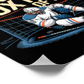 Feels Like A Penalty Box Kind Of Day Funny Hockey  ポスター (角)