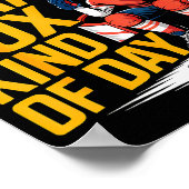 Feels Like A Penalty Box Kind Of Day Funny Hockey  ポスター (角)