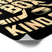 Feels Like A Penalty Box Kind Of Day Funny Hockey ポスター (角)