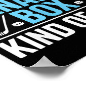 Feels Like A Penalty Box Kind Of Day Funny Hockey  ポスター (角)