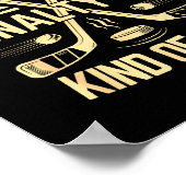 Feels Like A Penalty Box Kind Of Day Funny Hockey  ポスター (角)