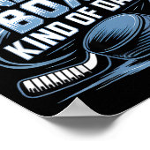 Feels Like A Penalty Box Kind Of Day Funny Hockey  ポスター (角)