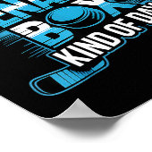 Feels Like A Penalty Box Kind Of Day Funny Hockey  ポスター (角)