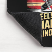 Feels Like A Penalty Box Kind Of Day Funny Hockey  マウスパッド (コーナー)