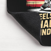 Feels Like A Penalty Box Kind Of Day Funny Hockey  マウスパッド (コーナー)