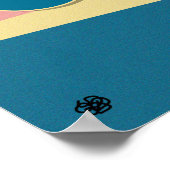 Feels Like Home' Typography Art Print ポスター (角)