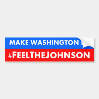 #feelthejohnsonギャリージョンソン2016年 バンパーステッカー