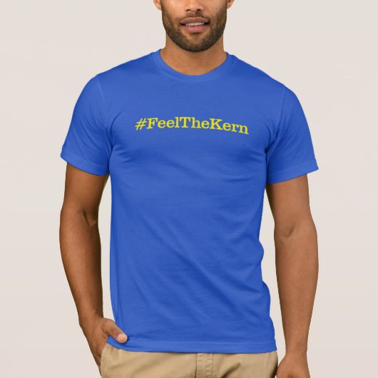 #FeelTheKernクラレンドンブルーユニセックスティー Tシャツ (正面)